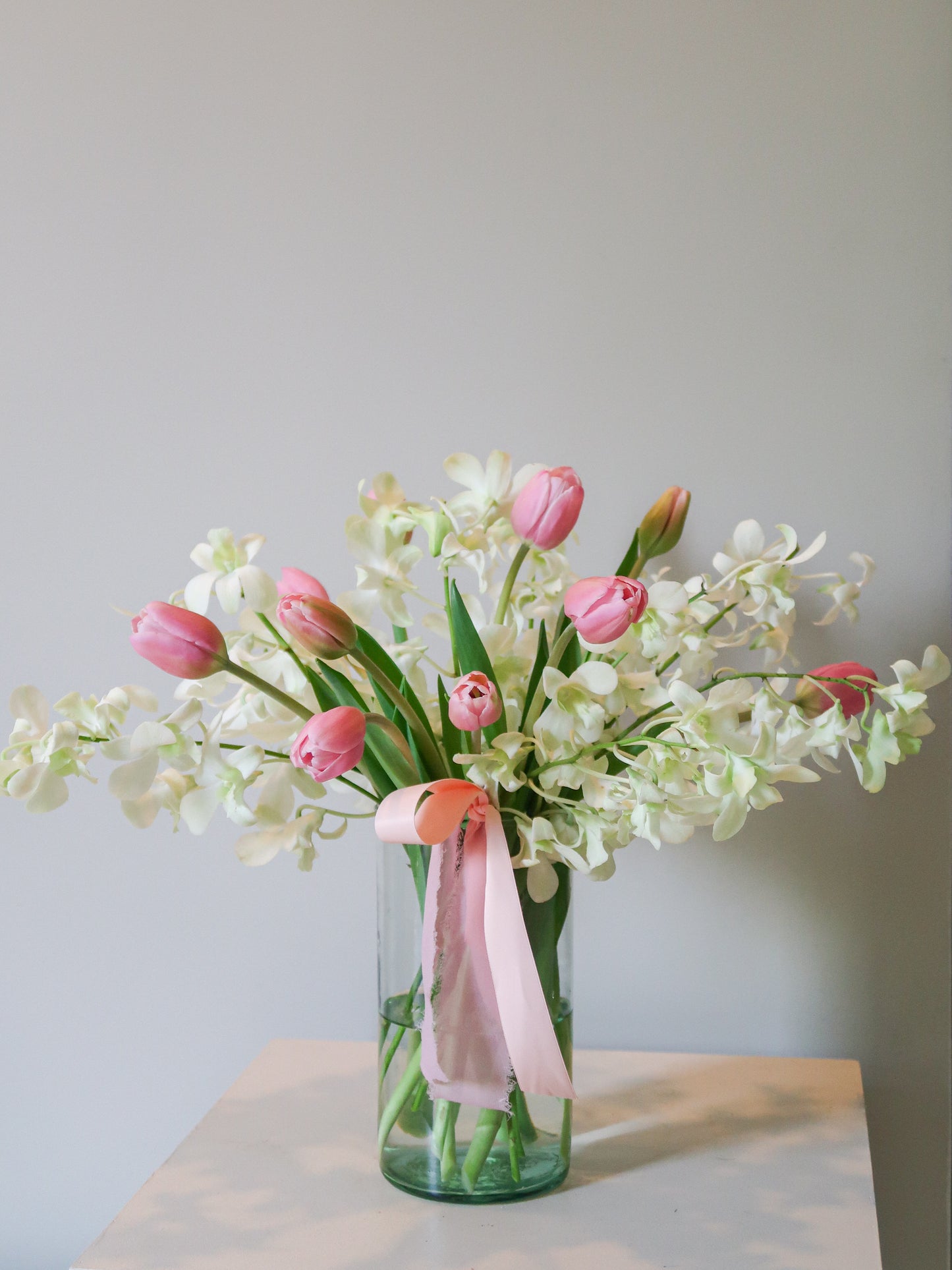 Tulipanes & orquídeas dendrobium